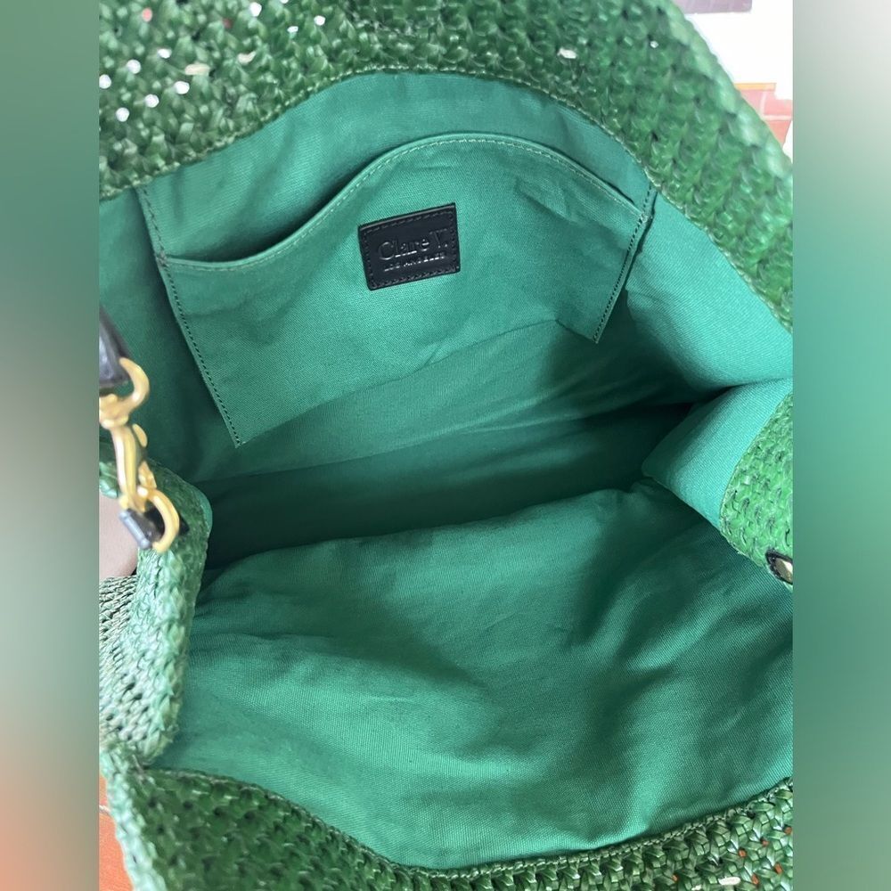 Clare V Green Woven Tote Bag - Picture 14 of 15